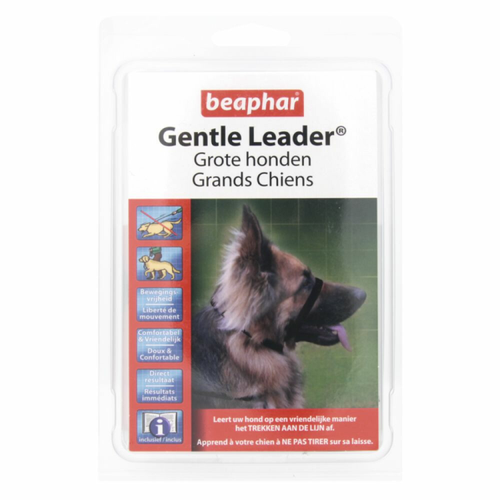 Beaphar - Gentle Leader Zwart - Maat L