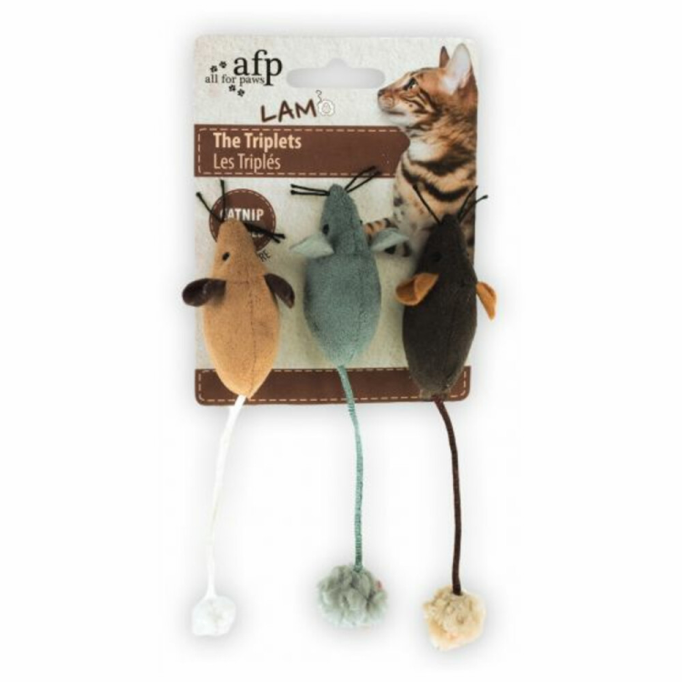 All For Paws - Lambswool - Speelmuisjes - Catnip - Kattenspeelgoed