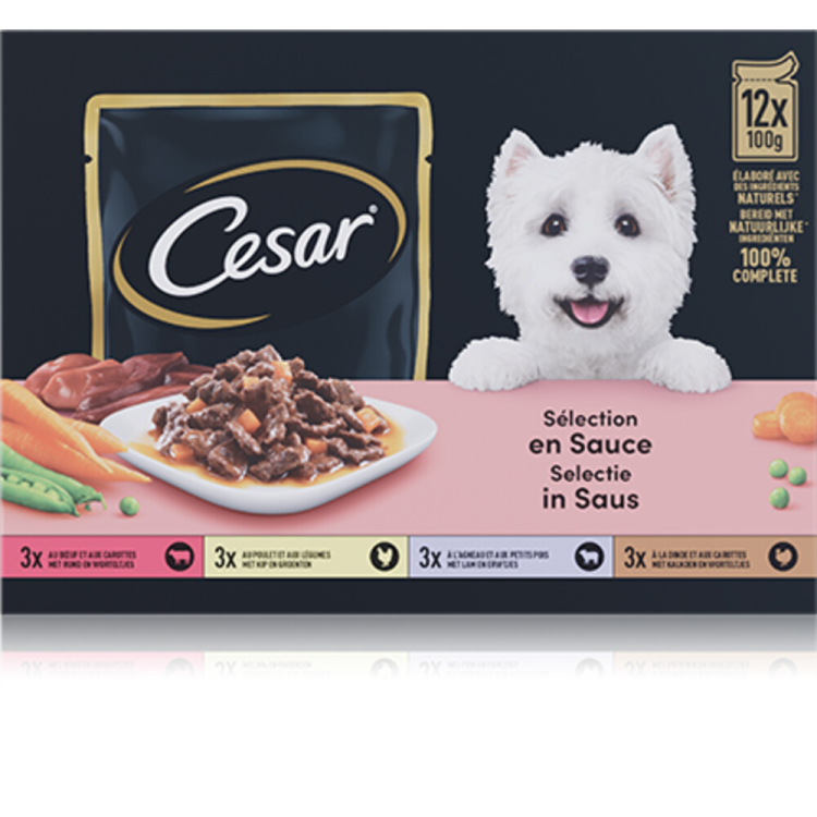 Cesar hondenvoer: de best verkochte producten van 2026 vergeleken (kuipjes, maaltijdzakjes, Senior)