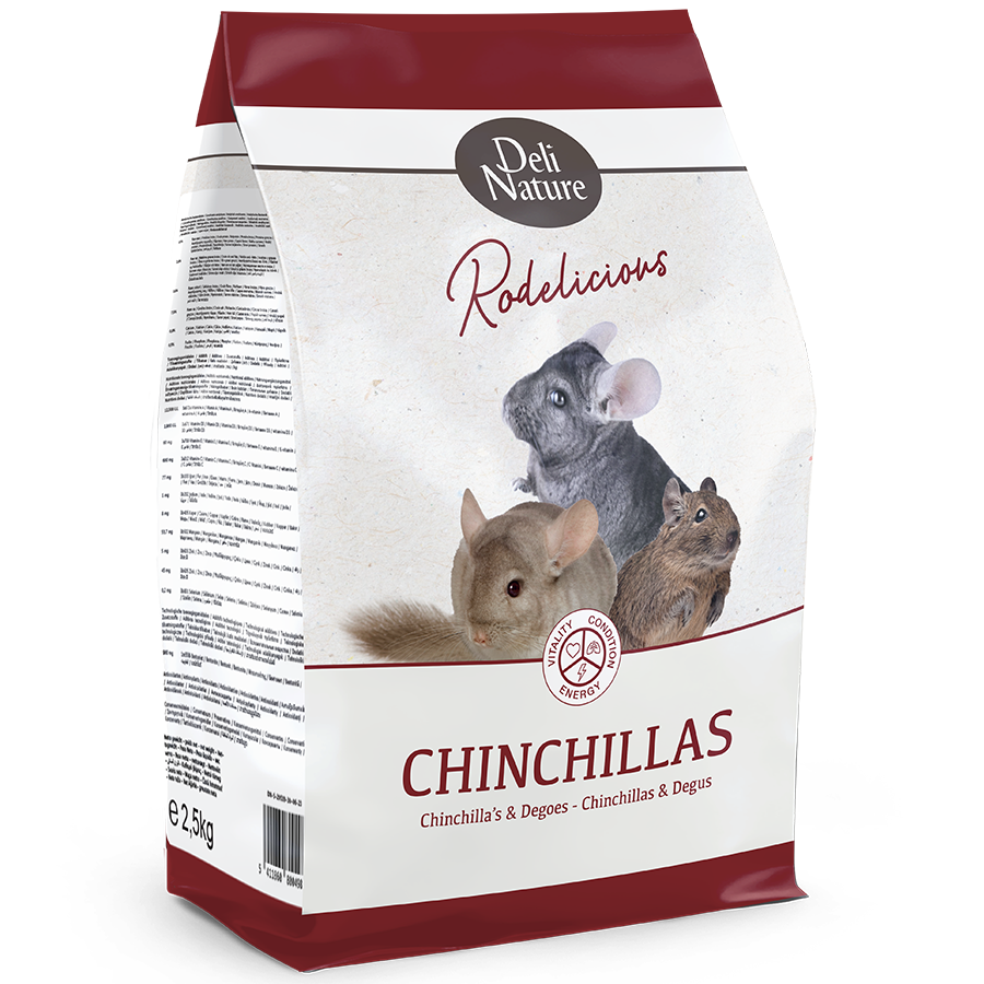 Deli Nature - Rodelicious Chinchilla's 2,5kg