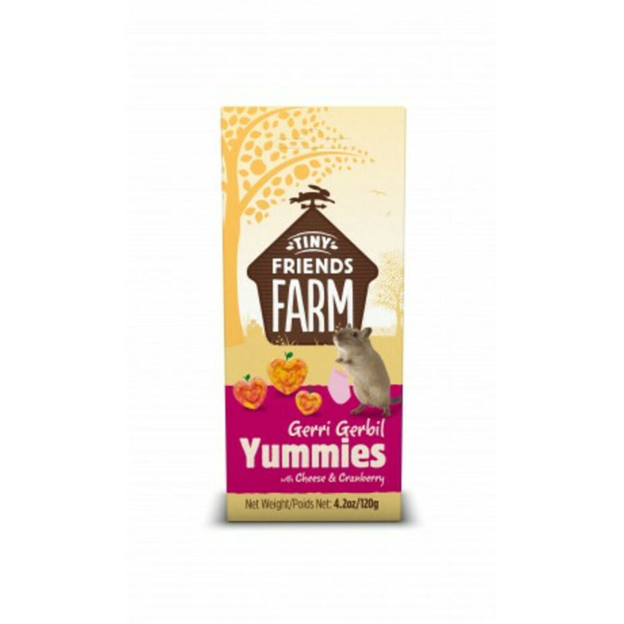 Tiny Friends Farm - Gerbil - snacks - Gerri Gerbil Yummies - 8 zakjes van 120g