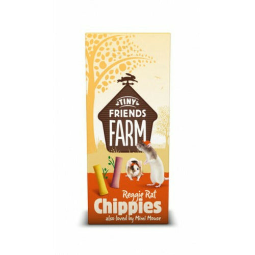 Tiny Friends Farm - Reggie Rat Chippies - Knaagdiersnack - Kip 120g