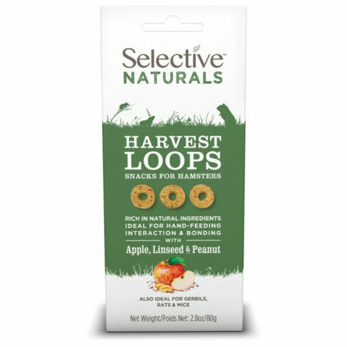 Supreme - Selective Naturals Harvest Loops - Knaagdiersnack - 80g