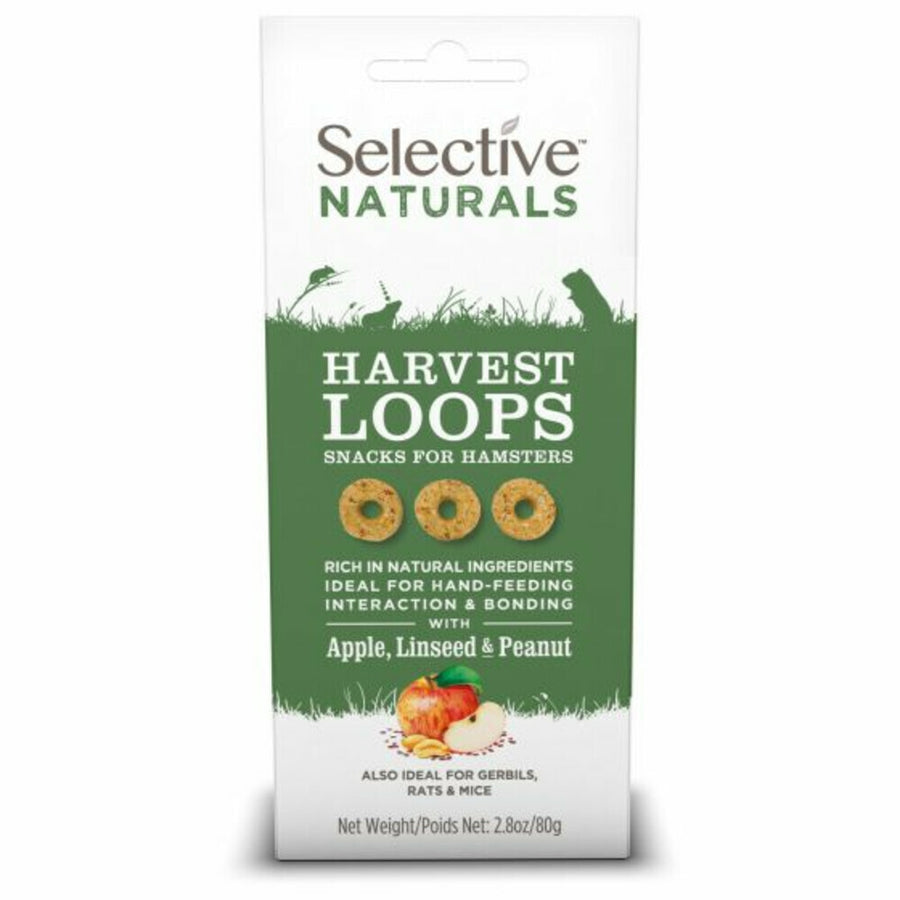 Supreme - Selective Naturals Harvest Loops - Knaagdiersnack - 80g