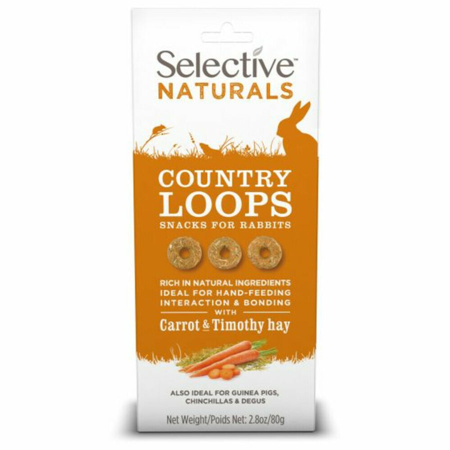 Supreme - Selective Naturals Country Loops - Knaagdiersnack - 80g
