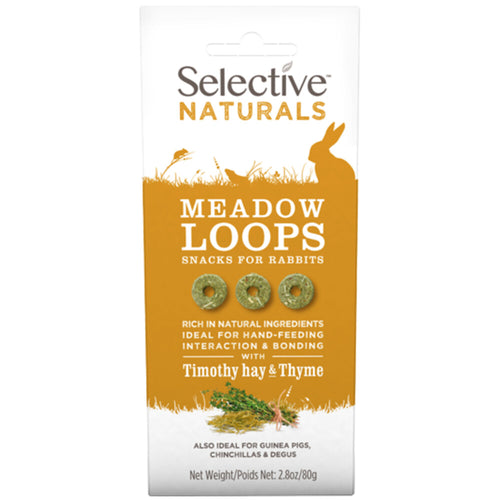 Supreme - Selective Meadow Loops - Knaagdierensnack - 80g