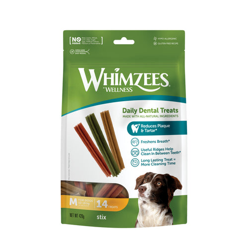 Whimzees - Stix M - Kauwsnacks - 15cm - 12st