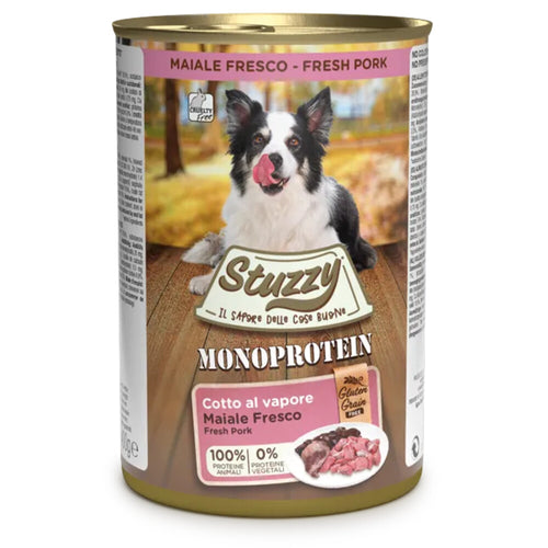 Stuzzy - Monoproteïn Varken - Natvoer - Volledig voer - 6 x 400g