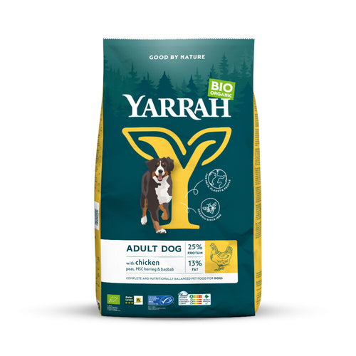 Yarrah - Biologisch Hondenvoer Adult Kip - 10kg NL - BIO - 01