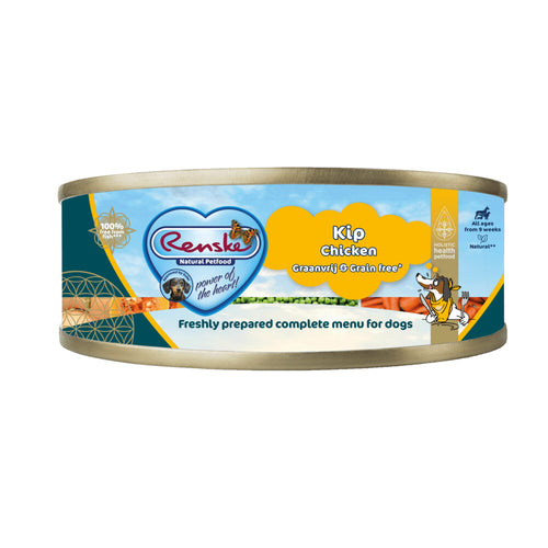 Renske - Blik Vers Gestoomd Graanvrij 95g - Kip
