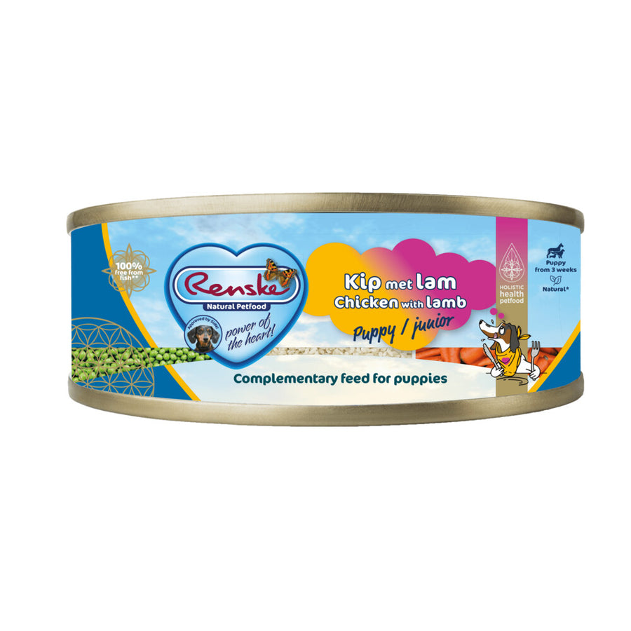 Renske - Blik Vers Gestoomd Puppy 95g - Kip&Lam