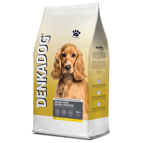 Denkadog - Grain - Free Micro - Protein Vis&Tuinbonen&Bataat - 12kg
