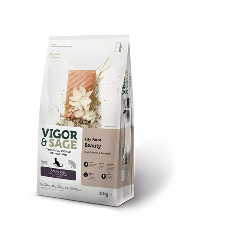 Vigor&Sage - Vigor & Sage Kattenvoer Beauty Lily Root - 10kg