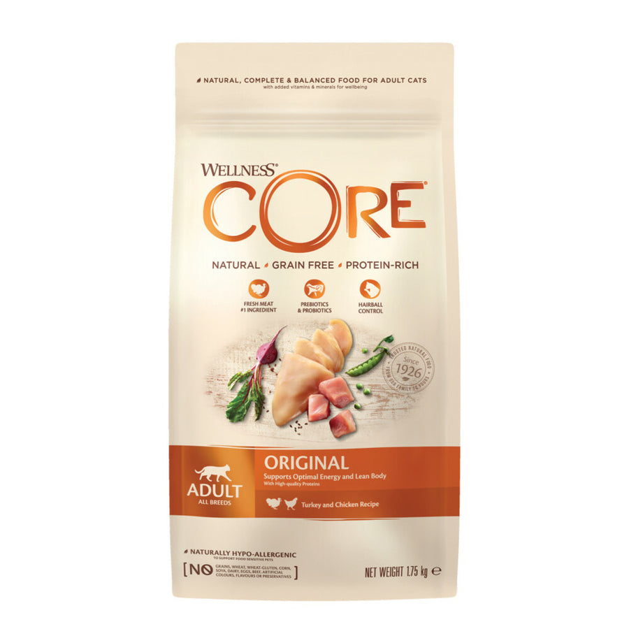 Wellness - Core Grain Free Cat Original Kalkoen&Kip - 4kg Voor De Volwassen Kat