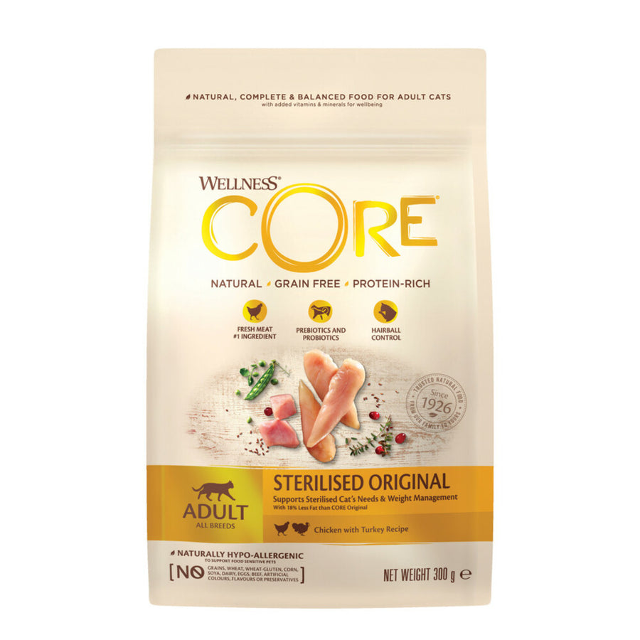 Wellness - Core Grain Free Cat Sterilised Kip&Kalkoen - 300g