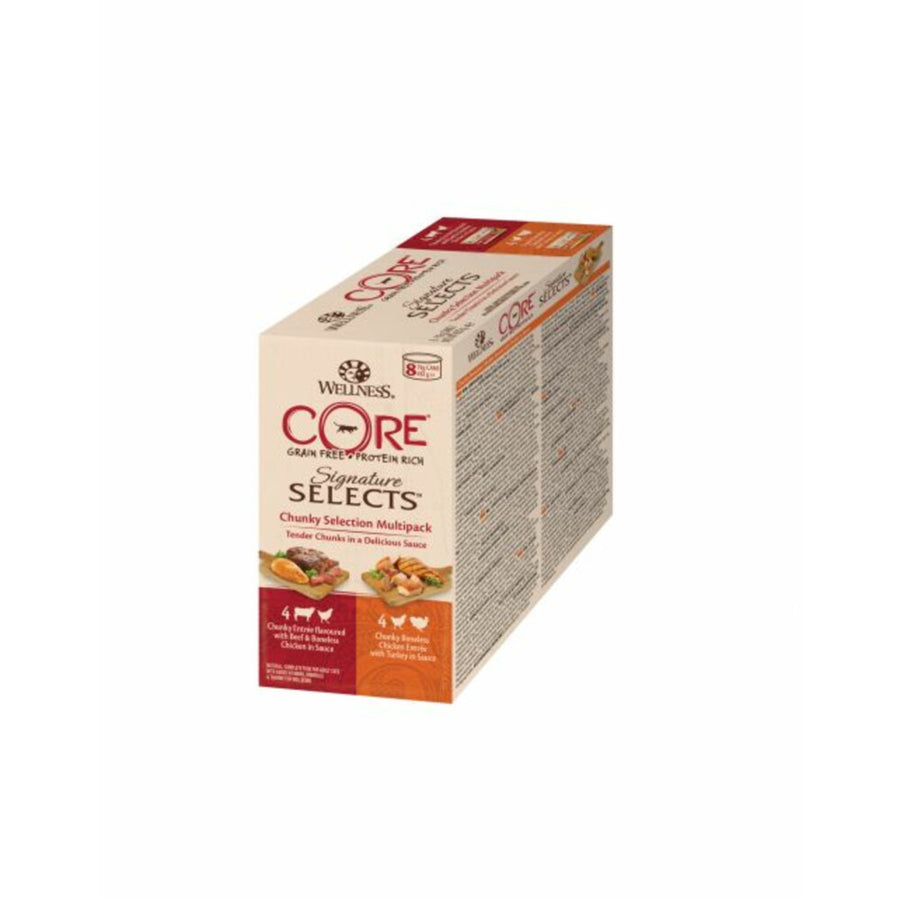 Wellness - Core Kattenvoer Signature Selects Chunky 8 - pack 8 x 79g