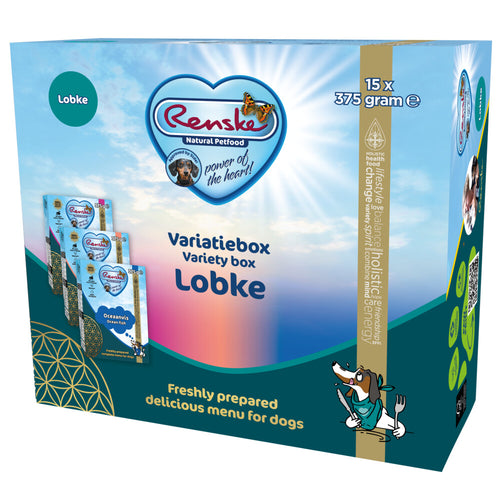 Renske - Variatiebox Lobke - Lam Zalm Oceaanvis 15x375g Glutenvrij