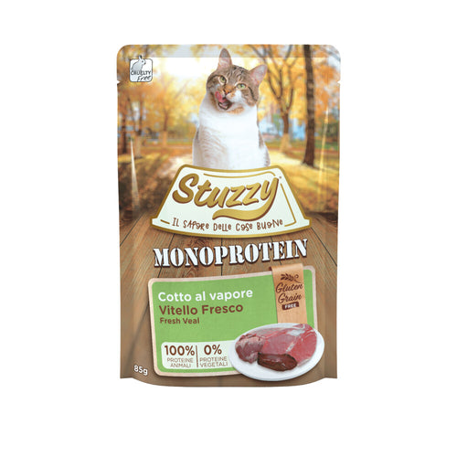Stuzzy - Kalf - Graan vrij - Volledig Natvoer - 16 x 85 gram