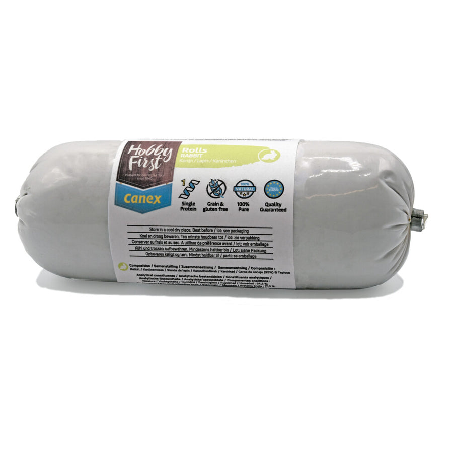 Hobby First - Canex High Protein Roll Konijn - 400g