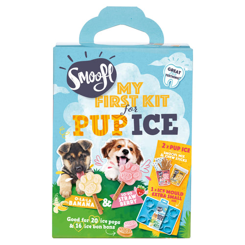 Smoofl - Starter Kit Voor Pup Ice - Aardbei Banaan 530g Blauw Xs