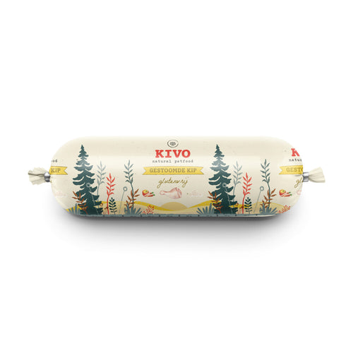 Kivo - Gestoomde Kip Glutenvrij 12 x 600 Gram