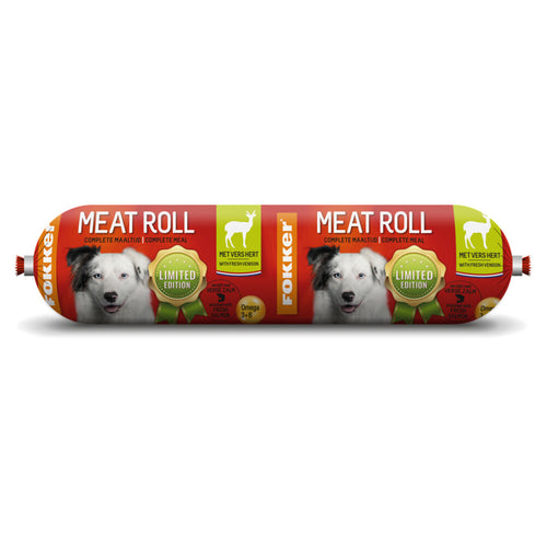 Fokker - Meat Roll Hert - Zalm 800g