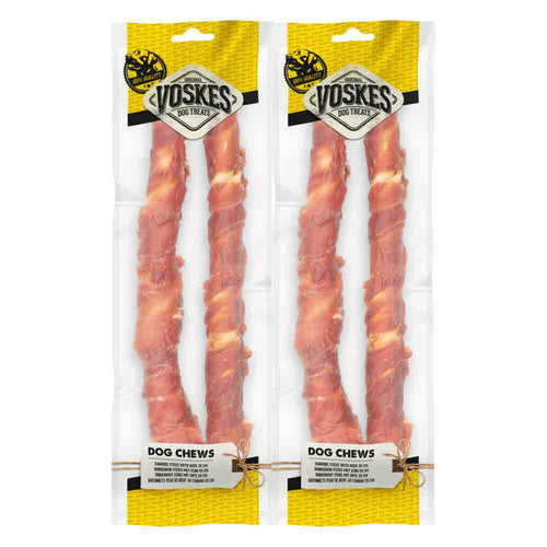 Voskes - Stick Runderhuid Eend 40 cm - 2 stuks
