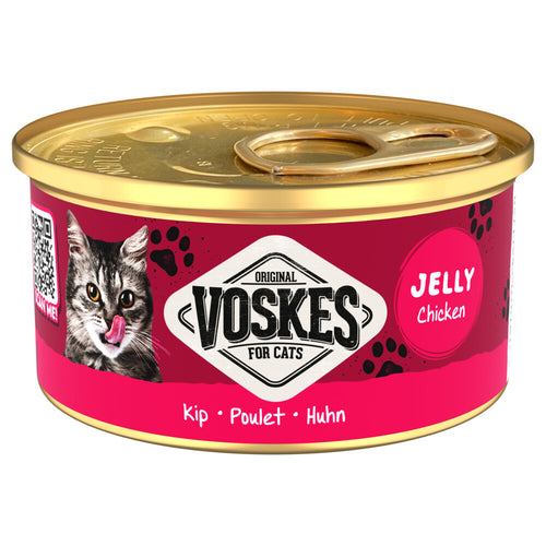 Voskes - Gelei Kattenvoer - Kip - 24 x 85g