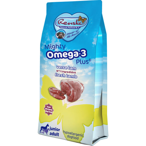 Renske - Hondenvoer Lam Hypoallergeen - Compleet, Natuurlijk, 12kg - Rijk aan Omega 3