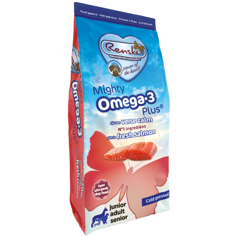 Renske - Hypoallergeen Zalm Geperst - 12kg, Omega - 3, Voor Gevoelige Spijsvertering