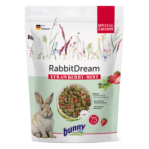 Bunny - Konijnenvoer Nature - Aardbei Munt - Vezelrijk, 1.5kg