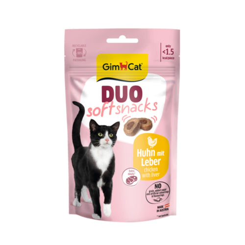 GimCat - Duo Snacks - Kip Lever 50g