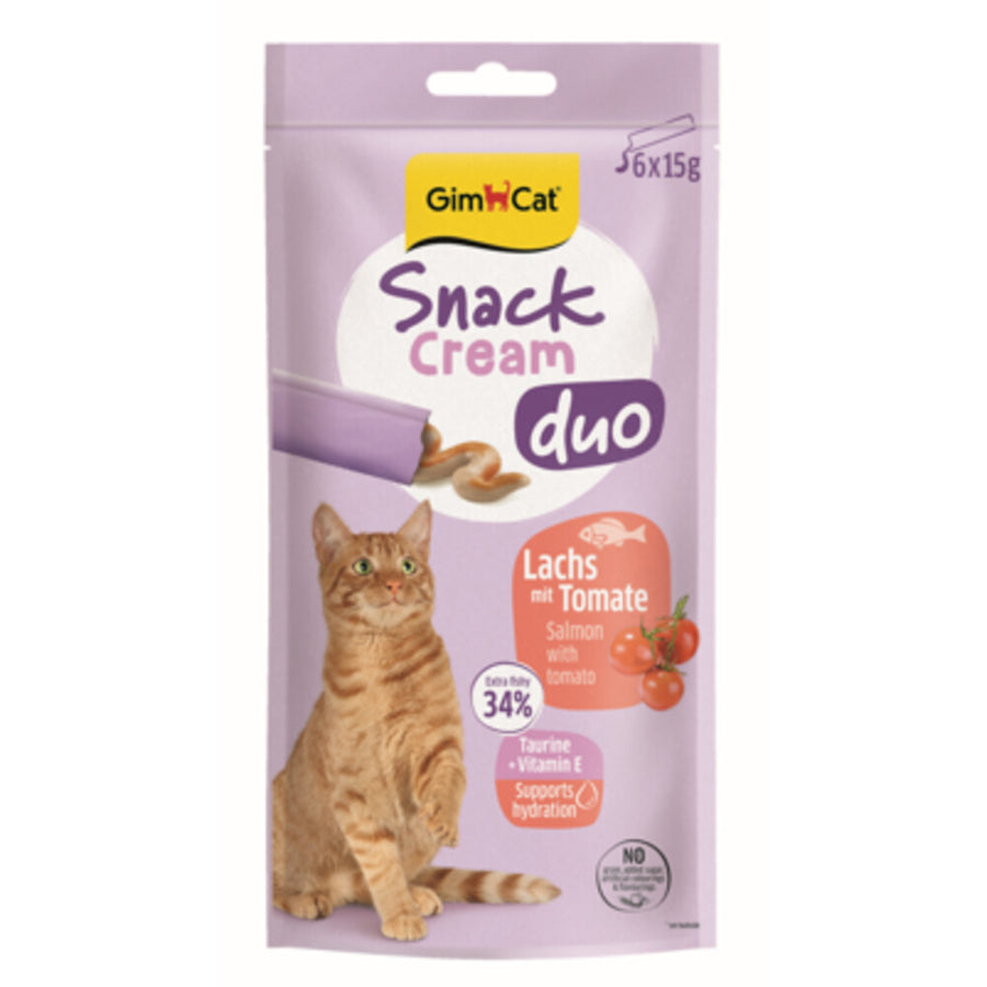 GimCat - Snack Cream - Zalm - 6 x 15g