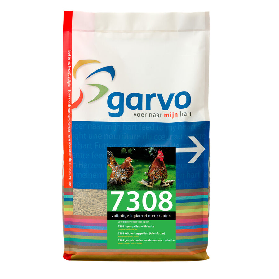 Garvo - Kippenvoer Volledige Legkorrel met Kruiden - 4kg