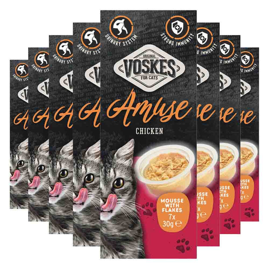 Voskes - Kattensnack Mousse Kip - 7x30g