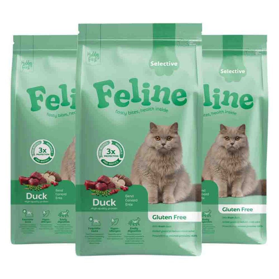 Hobby First - Feline Kattenvoer Droog Sensitive Selective - 4,5kg