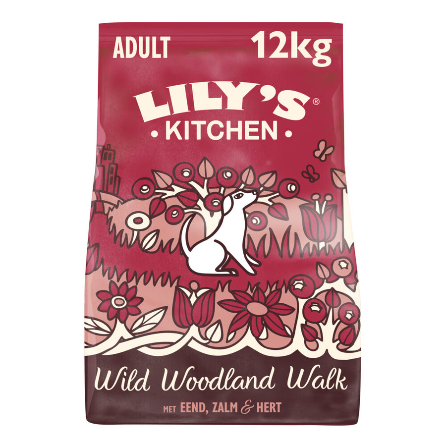 Lily's Kitchen - Droogvoer - Wild Woodland Walk met Eend, Zalm & Hert - 7kg