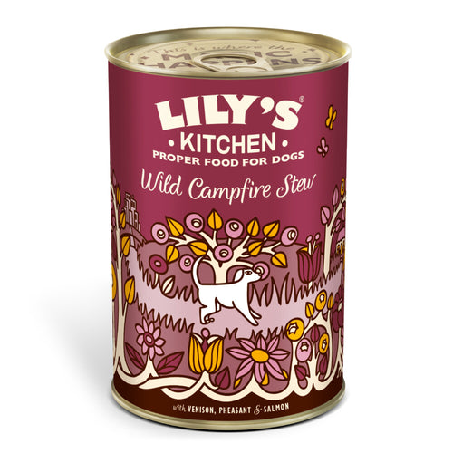 Lily's Kitchen - Hondenvoer Nat Wild Campfire Stew Hert - Fazant - Zalm - 400g