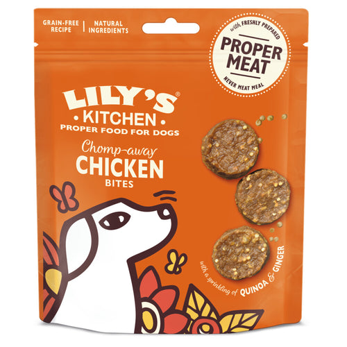 Lily's Kitchen - Natuurlijke Beloningssnoepjes Kip met Quinoa en Gember - 70g