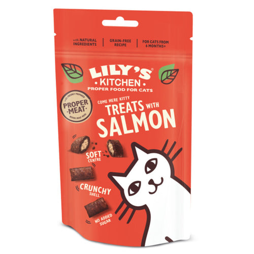 Lily's Kitchen - Zalm & Kippenlever - Knapperig & Zacht, 60g