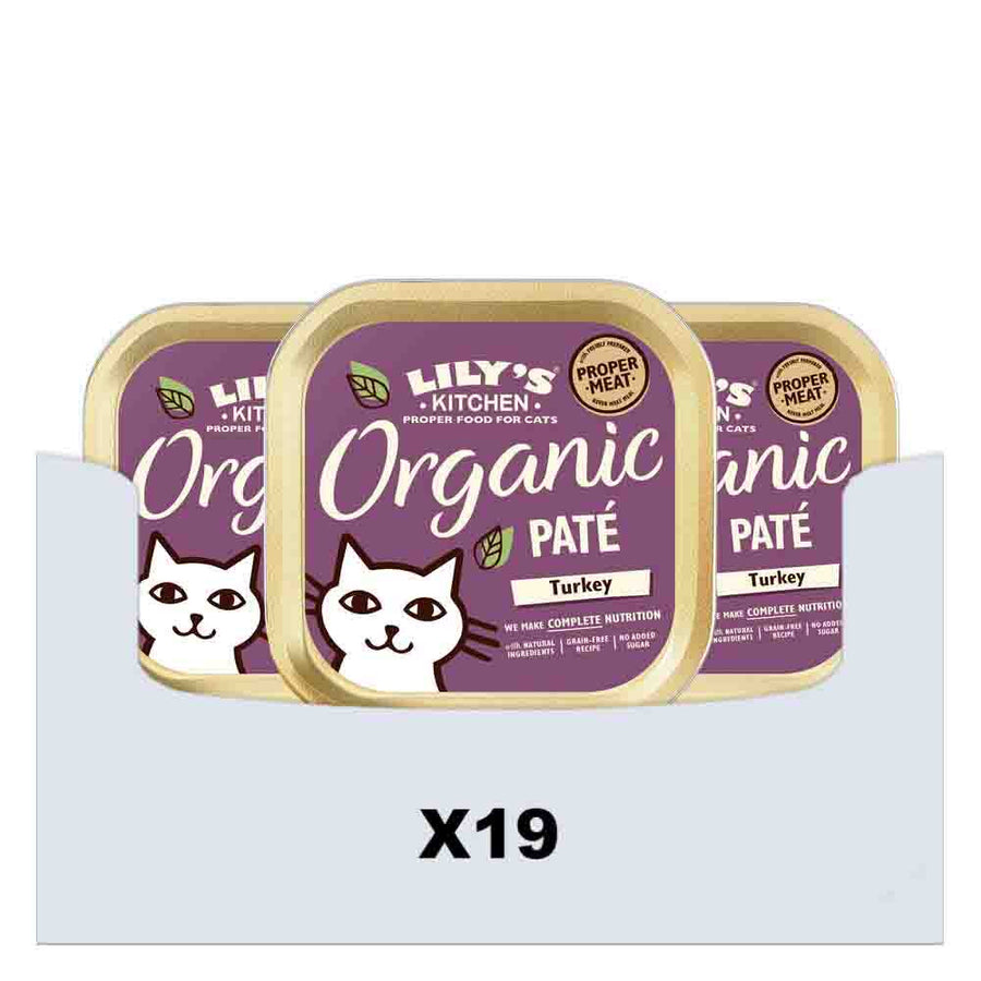 Lily's Kitchen - Biologisch Kalkoen Diner Voor Katten - 85