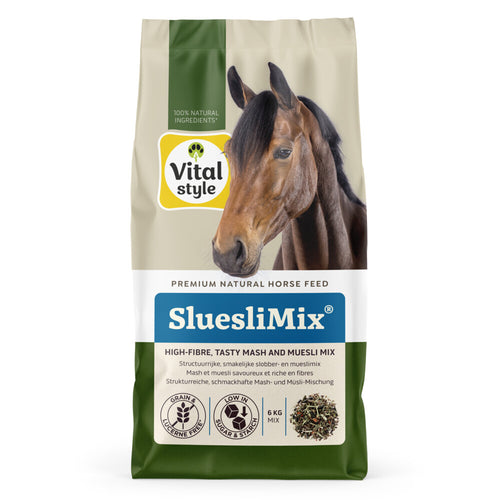 Arden Grange - Vitalstyle SluesliMix - Luxe En Gezonde Muesli & Slobber In Één - Met o.a. Lijnzaadschilfers & Chichorei - 6kg