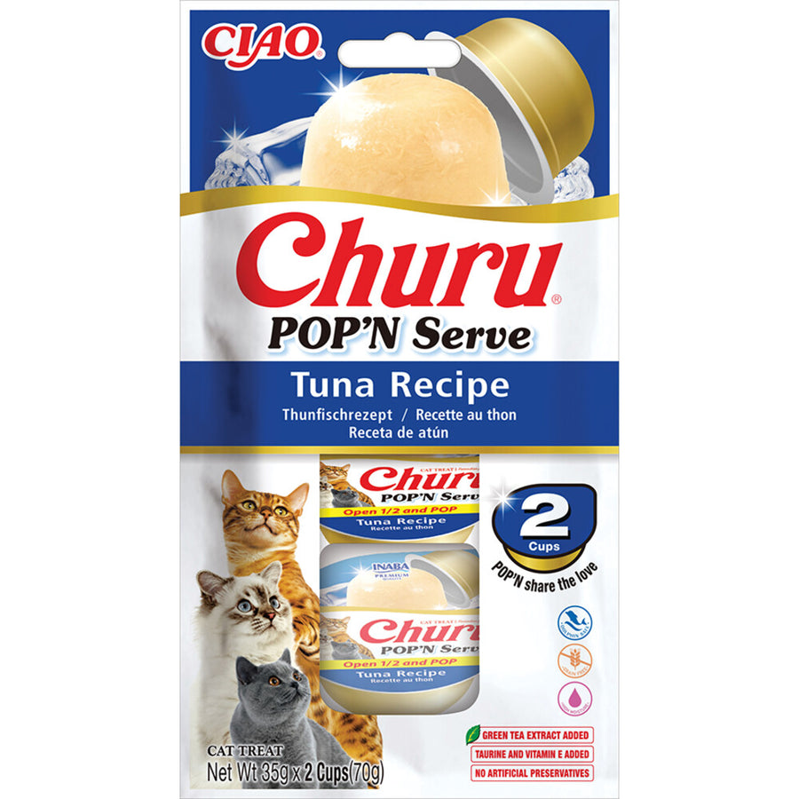 Ciao - Kattensnack Churu Pop'n Serve Tuna - 2x35g