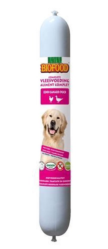 Biofood - Vleesvoeding Eend - Hond - Natvoer - 800g