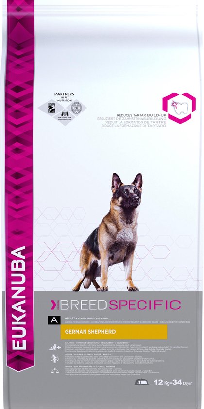 Eukanuba - Duitse Herder - Breed Specific - Kip - Hondenvoer - 12kg
