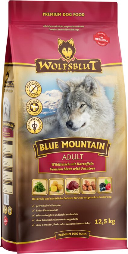 Wolfsblut - Grain Free Adult Blue Mountain 12,5kg - Hond