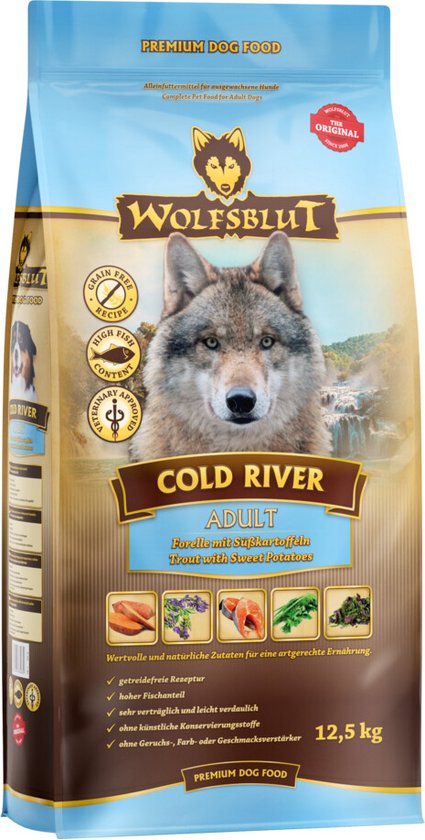 Wolfsblut - Grain Free Adult Dog Cold River 12,5kg - Hond