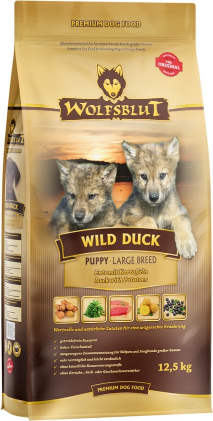 Wolfsblut - Wild Duck Puppy Large Breed 12,5kg