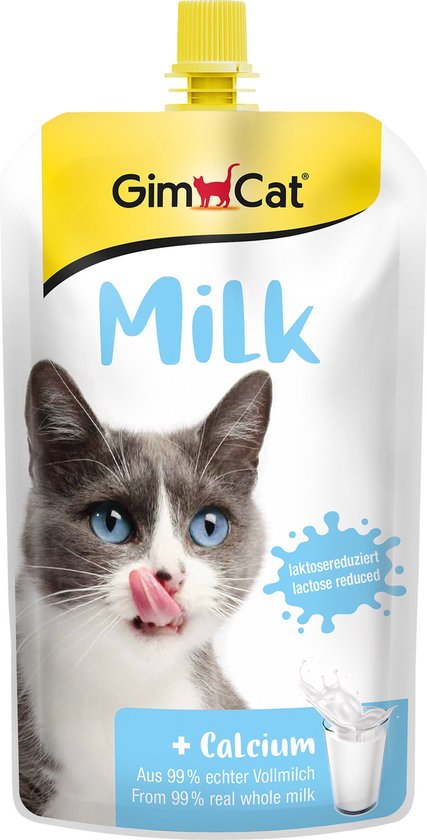 Gimcat - Kattenmelk Pouch Hersluitbaar 200 ML