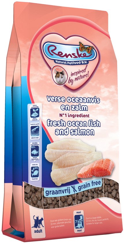 Renske - Kat Adult Maxi Verse Zeevis&Zalm - 1.5kg